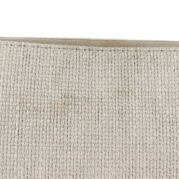 CHANEL Clutch Bag Canvas Gray CC Auth 148530M - Picture 4 of 14